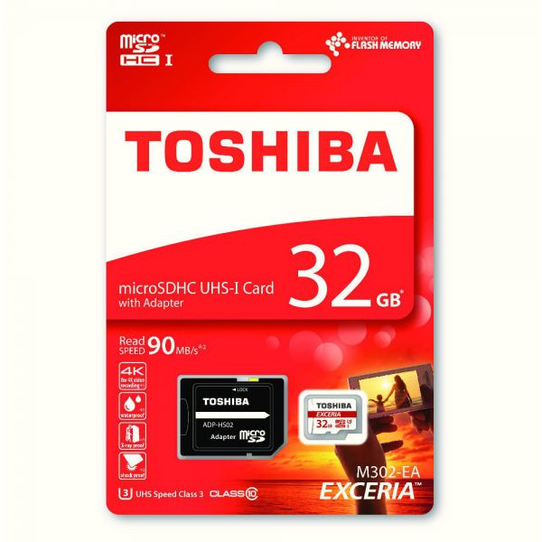 THẺ NHỚ Thẻ nhớ microSD Toshiba 32Gb 90Mb/s Class 10 Chính Hãng