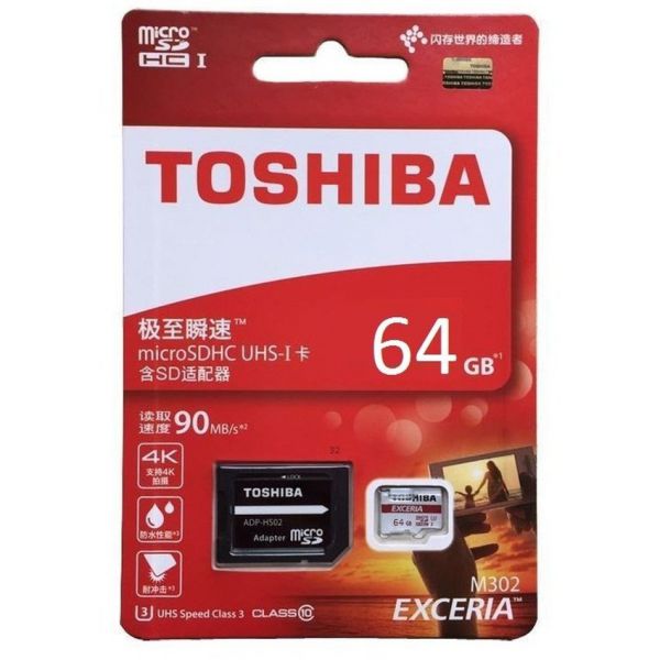 THẺ NHỚ Thẻ nhớ microSD Toshiba 64Gb - 90Mb/s Class 10 Chính Hãng