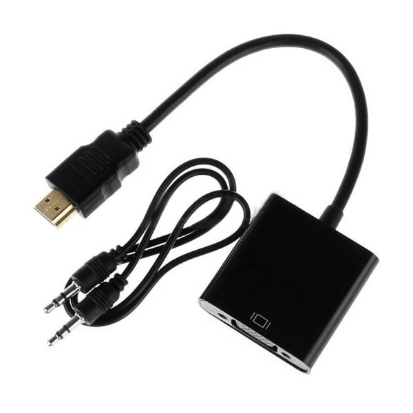 Cáp chuyển Hdmi sang VGA có âm thanh