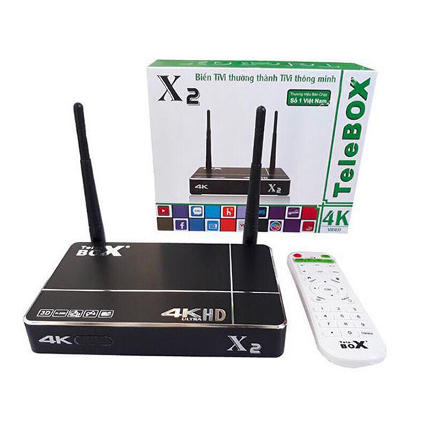 Android Tivi Box TeleBox X2 Chính Hãng