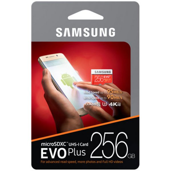 Thẻ Nhớ MicroSDXC Samsung EVO Plus 256GB 100MB/s ( 2019 ) U3 4K Chính Hãng