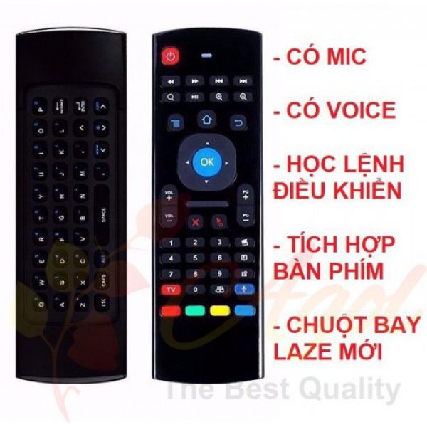 Chuột bay Airmouse Tích hợp bàn phím, điều khiển giọng nói, học lệnh