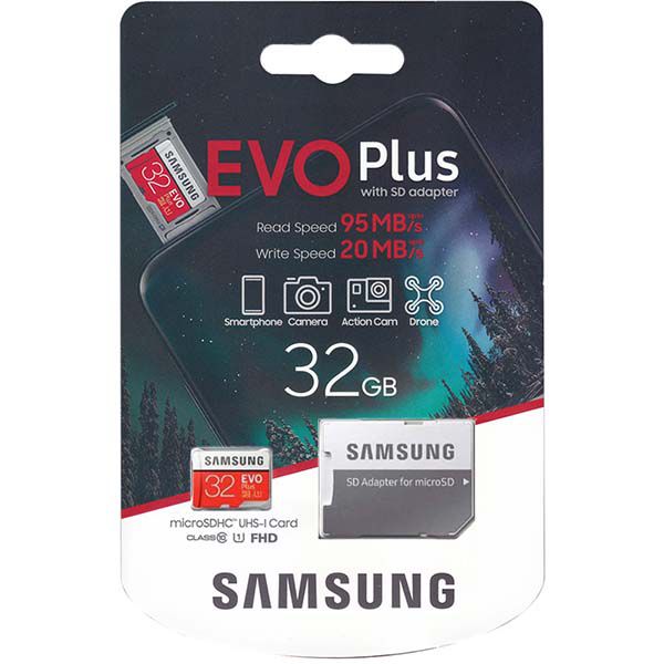 THẺ NHỚ Thẻ nhớ micro SAMSUNG 32Gb Evo Plus ( New 2019 ) 95mbs Full HD Chính Hãng