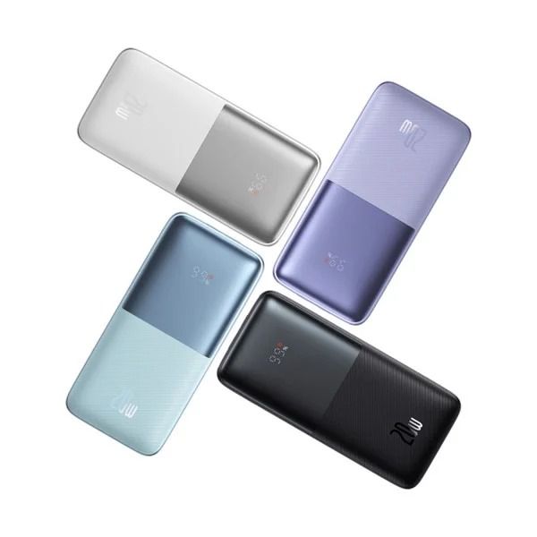 Sạc dự phòng aseus Elf Digital Display Fast Charge Power Bank 10000mAh 22.5W( tích hợp sẵn cáp sạc Type C và Lightning)